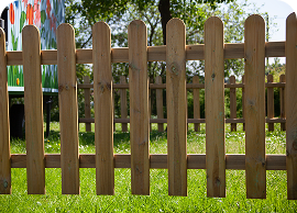 Split rail fence